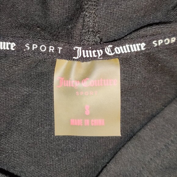Juicy Couture Sport Hoodie Black | Ombre Logo | Small - Picture 4 of 6